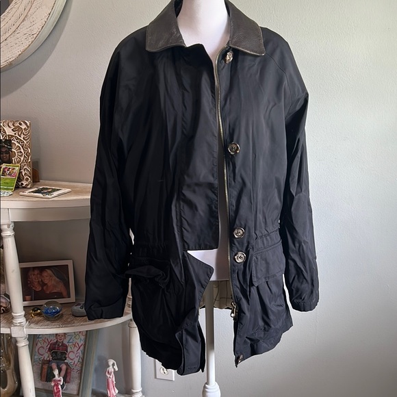 Loro Piana Jackets & Blazers - [Loro Piana] Black Jacket Olympic 1992 Plaid Lining - Size Large